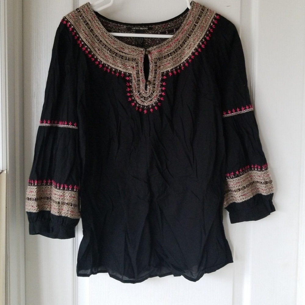 Cute boho tunic blouse